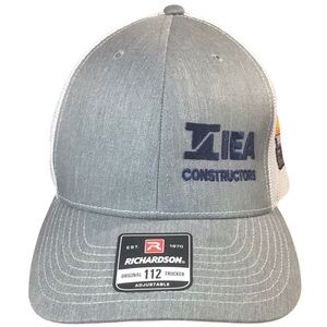 IEA Constructors Trucker Hat Clay Solar Georgia 112 Richardson Snapback   Vented